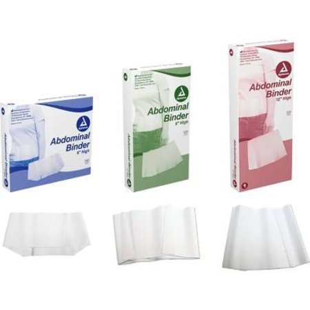 DYNAREX Dynarex Abdominal Binder, X Large, Fits 42in x 48in Waist, 6inH, Pack of 10 4373